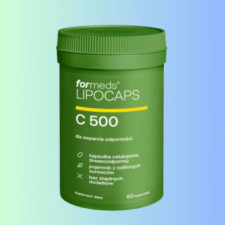 LIPOCAPS C 500 Formeds - witamina C w formie liposomalnej, 60 kapsułek