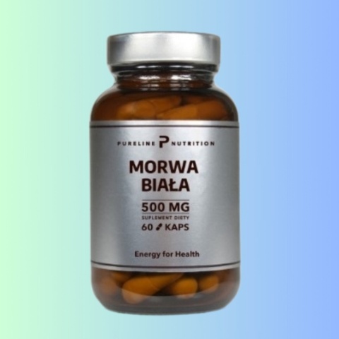Morwa Biała 500 mg – Pure Nutrition MedFuture – 60 kapsułek na poziom cukru i metabolizm węglowodanów