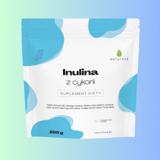 Naturove Inulina z cykorii - zdrowe jelita i lepsze trawienie, Kraven-Paradax, 200g