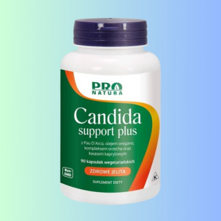 Pro Natura Candida support plus - Zdrowe Jelita, NOW, 90 kapsułek wegetariańskich