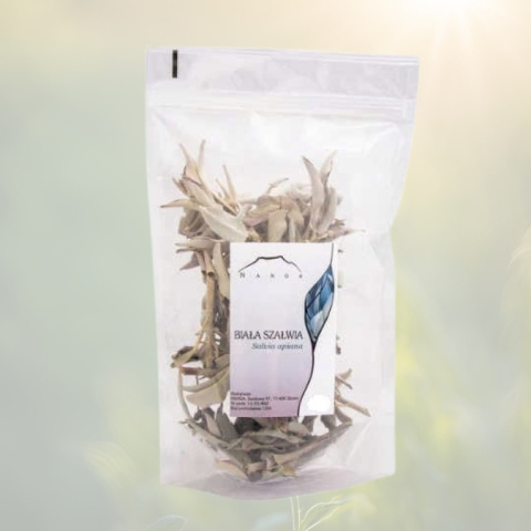 Biała Szałwia - naturalne kadzidło oczyszczające, Nanga, 25g Biała Szałwia - naturalne kadzidło oczyszczające, Nanga, 25g