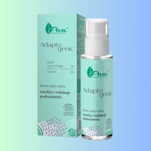 Adaptogenic Krem anty-stres, nawilża i redukuje podrażnienia, Ava Laboratorium, 30ml Adaptogenic Krem anty-stres, nawilża i redukuje podrażnienia, Ava Laboratorium, 30ml