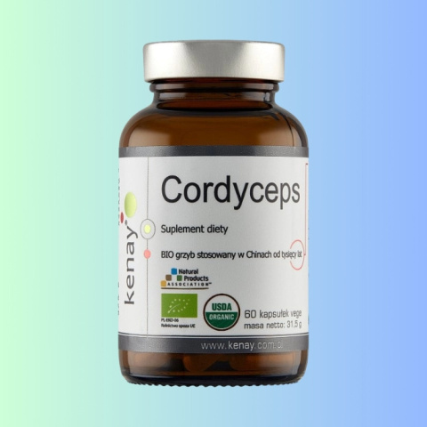 Cordyceps BIO grzyb, Kenay, 60 kapsułek vege Cordyceps BIO grzyb, Kenay, 60 kapsułek vege