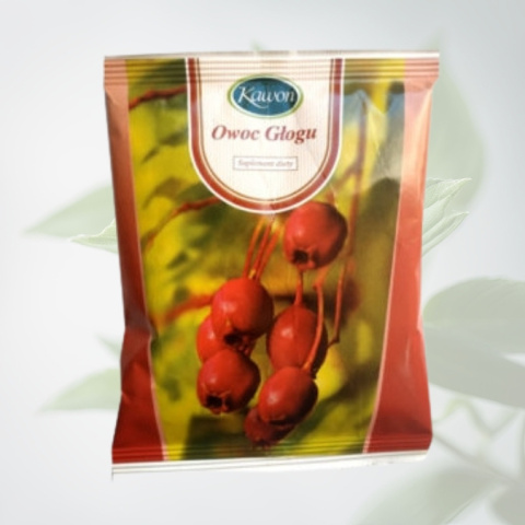 Owoc Głogu - suplement diety, Kawon, 50g Owoc Głogu - suplement diety, Kawon, 50g