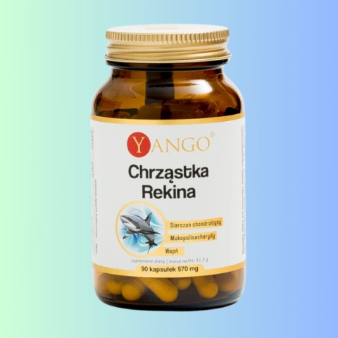 Chrząstka Rekina, Yango, 90 kapsułek roślinnych Chrząstka Rekina, Yango, 90 kapsułek roślinnych
