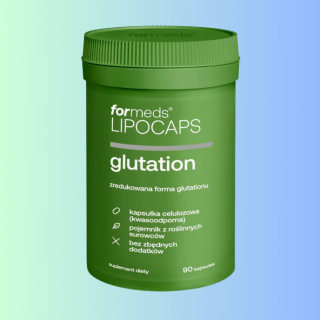LIPOCAPS glutation - zredukowana forma glutationu, Formeds, 90 kapsułek