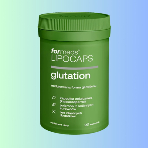 LIPOCAPS glutation - zredukowana forma glutationu, Formeds, 90 kapsułek LIPOCAPS glutation - zredukowana forma glutationu, Formeds, 90 kapsułek
