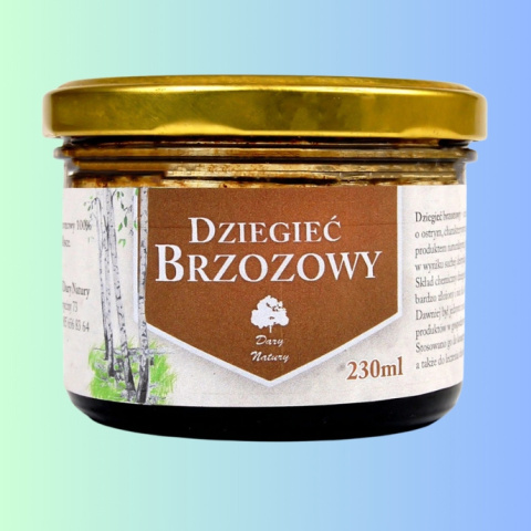 Dziegieć Brzozowy Dary Natury 230ml - naturalna pielęgnacja skóry Dziegieć Brzozowy Dary Natury 230ml - naturalna pielęgnacja skóry