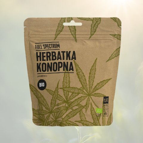 FULL SPECTRUM BIO Herbatka Konopna, Cosma Cannabis, 40g FULL SPECTRUM BIO Herbatka Konopna, Cosma Cannabis, 40g