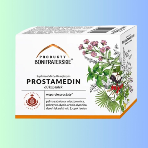Prostamedin - wsparcie prostaty, Produkty Bonifraterskie, 60 kapsułek Prostamedin - wsparcie prostaty, Produkty Bonifraterskie, 60 kapsułek
