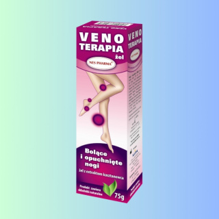 VENO TERAPIA Bolące i Opuchnięte Nogi - żel z ekstraktem z kasztanowca, Nes Pharma, 75 g