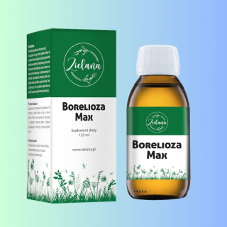 Borelioza Max suplement diety Zielana 125 ml - wsparcie w walce z boreliozą