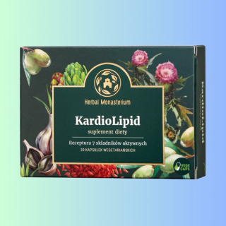 KardioLipid - na zdrowy układ krążenia, Herbal Monasterium, 30 kapsułek wegetariańskich
