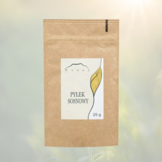 Pyłek Sosnowy Nanga 25 g - naturalne wsparcie odporności i energii