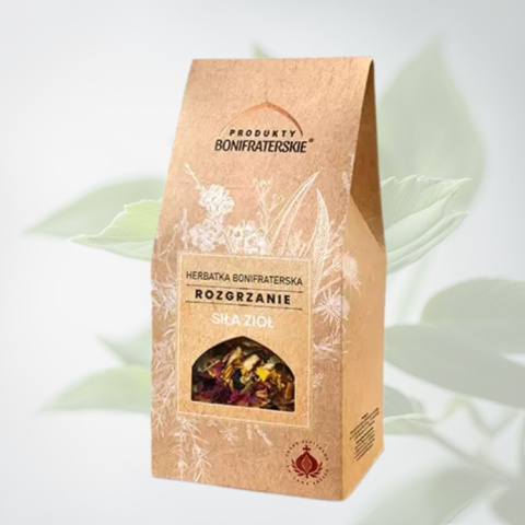 Herbatka Bonifraterska Rozgrzanie Siła Ziół 100g - naturalne wsparcie w chłodne dni Herbatka Bonifraterska Rozgrzanie Siła Ziół 100g - naturalne wsparcie w chłodne dni