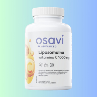 Osavi Advanced Liposomalna Witamina C 1000mg - wysoka przyswajalność, 120 kapsułek