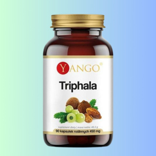 Triphala Yango - naturalne wsparcie dla układu pokarmowego, 90 kapsułek