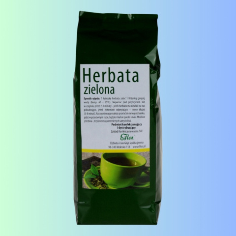 Herbata zielona Flos - naturalne wsparcie zdrowia, 100g