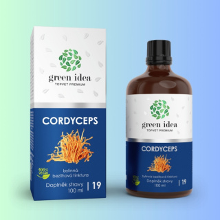 Cordyceps w płynie Green Idea - naturalny suplement wspierający odporność, 100ml