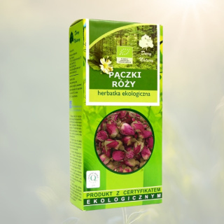 Pączki Róży - ekologiczna herbatka z płatków róży, Dary Natury, 50g