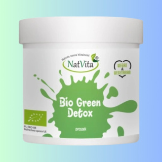 Bio Green Detox NatVita - naturalne oczyszczanie organizmu, 140g