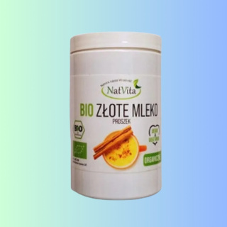Bio Złote Mleko - organiczna mieszanka ajurwedyjska NatVita, 220g