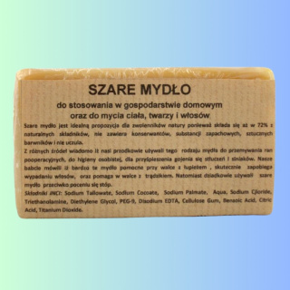 SZARE MYDŁO - do mycia ciała, twarzy i włosów, Carmen, 200g