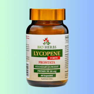 Lycopene FORTE Prostata - 20mg premium, Bio Herbs, 60 kapsułek