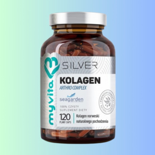 Silver KOLAGEN Arthro Complex - naturalny kolagen norweski, MyVita, 120 kapsułek