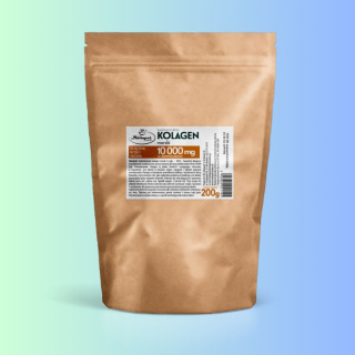 KOLAGEN morski (z ryb) 10000mg - ścięgna, kości, skóra, Herbapol, 200g