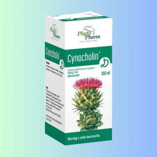 Cynacholin płyn doustny - Wyciąg z ziela karczocha na wzdęcia i niestrawność, Phyto Pharm, 100ml