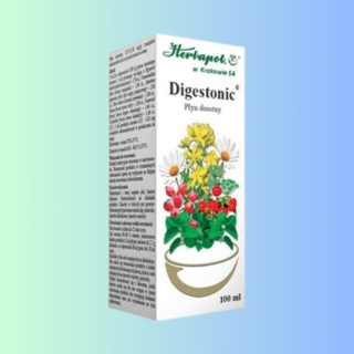 Digestonic - płyn doustny na niestrawność, Herbapol, 100ml