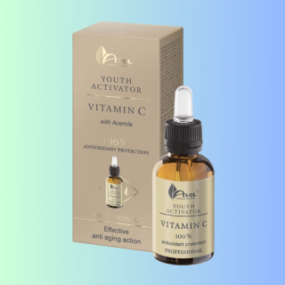 Aktywator Młodości Witamina C z Acerolą - 100% ochrony antyoksydacyjnej, Ava Laboratorium, 30ml