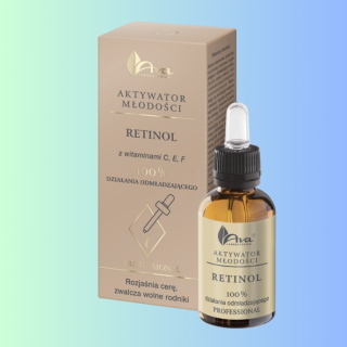 Aktywator Młodości RETINOL z witaminami C, E, F - 100% działania odmładzającego, Ava Laboratorium, 30ml