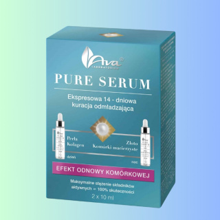 PURE SERUM Kuracja odmładzająca - Efekt odnowy komórkowej, Ava Laboratorium, 2x 10ml