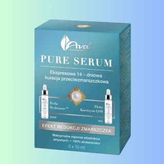 PURE SERUM Kuracja przeciwzmarszczkowa - Efekt redukcji zmarszczek, Ava Laboratorium, 2x 10ml