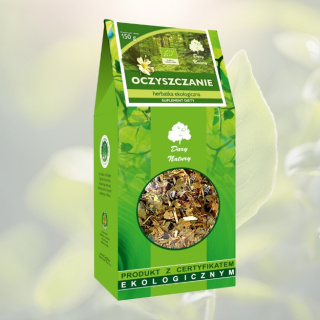 Herbatka OCZYSZCZANIE Dary Natury - ziołowa mieszanka ekologiczna, 200g