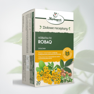 Ziołowe Receptury Herbatka FIX ROBAQ - ziołowa, Herbapol, 20 saszetek