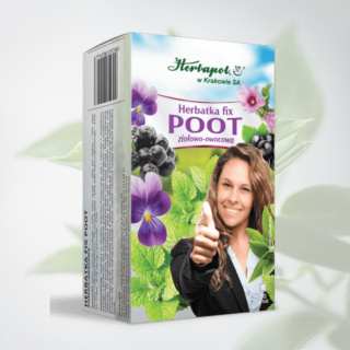 Herbatka ziołowo-owocowa FIX POOT Herbapol - Naturalna receptura, 20 saszetek