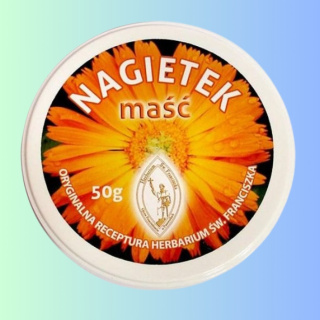 Maść Nagietek 50g Herbarium Św. Franciszka – tradycyjna receptura z nagietkiem