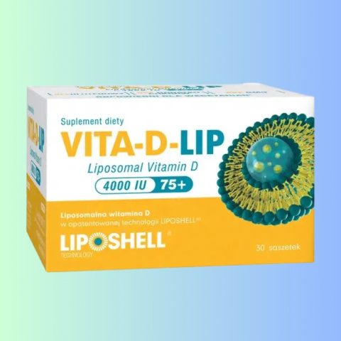 VITA-D-LIP Liposomal Vitamin D 4000IU, Lipid Systems, 30 saszetek – wysoka biodostępność witaminy D VITA-D-LIP Liposomal Vitamin D 4000IU, Lipid Systems, 30 saszetek – wysoka biodostępność witaminy D