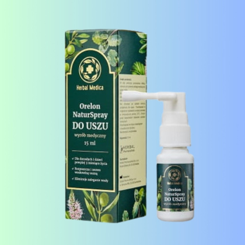 Herbal Medica ORELON Naturspray do uszu, Herbal Pharmaceuticals, 15ml, naturalna pielęgnacja uszu Herbal Medica ORELON Naturspray do uszu, Herbal Pharmaceuticals, 15ml, naturalna pielęgnacja uszu