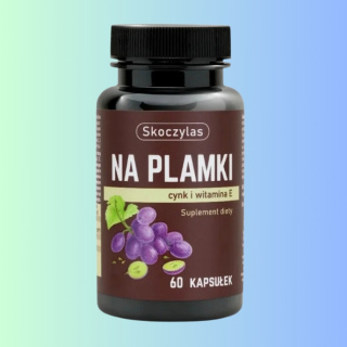 NA PLAMKI - cynk i witamina E Suplement diety, Skoczylas, 60 kapsułek