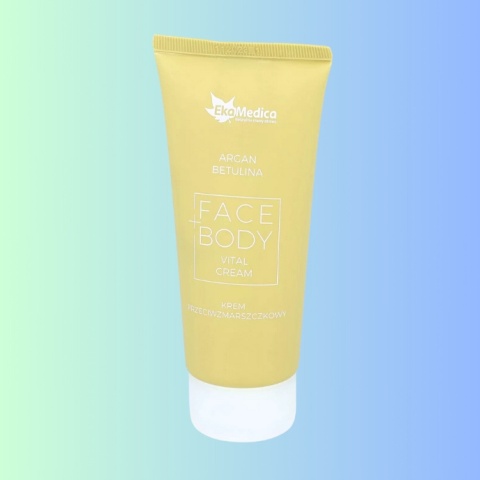 FACE + BODY Vital Cream, krem przeciwzmarszczkowy z olejem arganowym i betuliną, EkaMedica, 100ml FACE + BODY Vital Cream, krem przeciwzmarszczkowy z olejem arganowym i betuliną, EkaMedica, 100ml