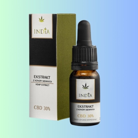 CBD 30% Ekstrakt z Konopi Siewnych, India, 10ml