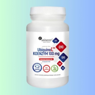 Aliness UbiquinoL KOENZYM 100mg Q10, Medicaline, 60 kapsułek VEGE