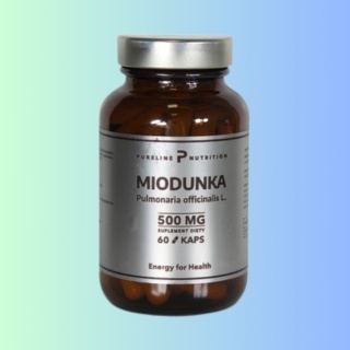 Miodunka 500 mg – PURELINE NUTRITION MedFuture – 60 kapsułek na wsparcie płuc i dróg oddechowych