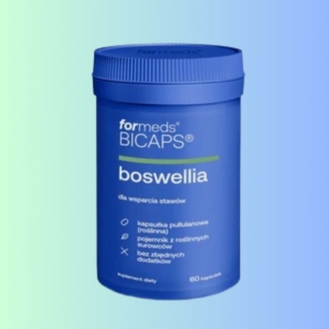 BICAPS Boswellia – ForMeds – 60 kapsułek z kwasem bosweliowym na stawy i układ oddechowy