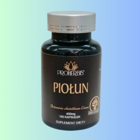 Piołun – Proherbis – 100 kapsułek na pasożyty i prawidłowe trawienie