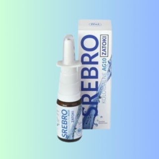 Srebro koloidalne Ag10, Nelfarma, 15 ml - NA ZATOKI